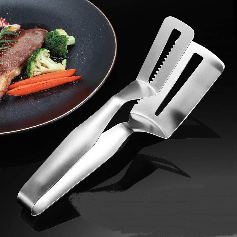 Three-In-One Fried Fish Tongs Thickened Food Tongs Barbecue Tongs Bread Tongs - Mubimart