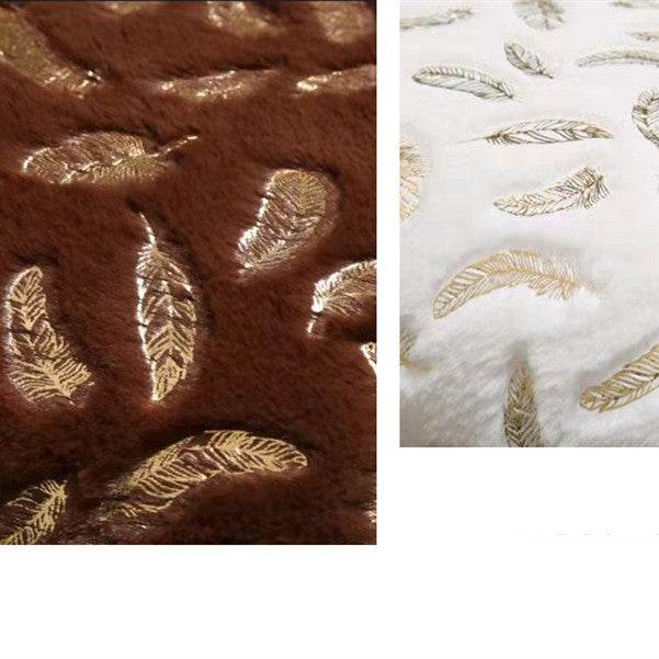 Three Piece Set Of Marbled Foiled Rugs - Mubimart