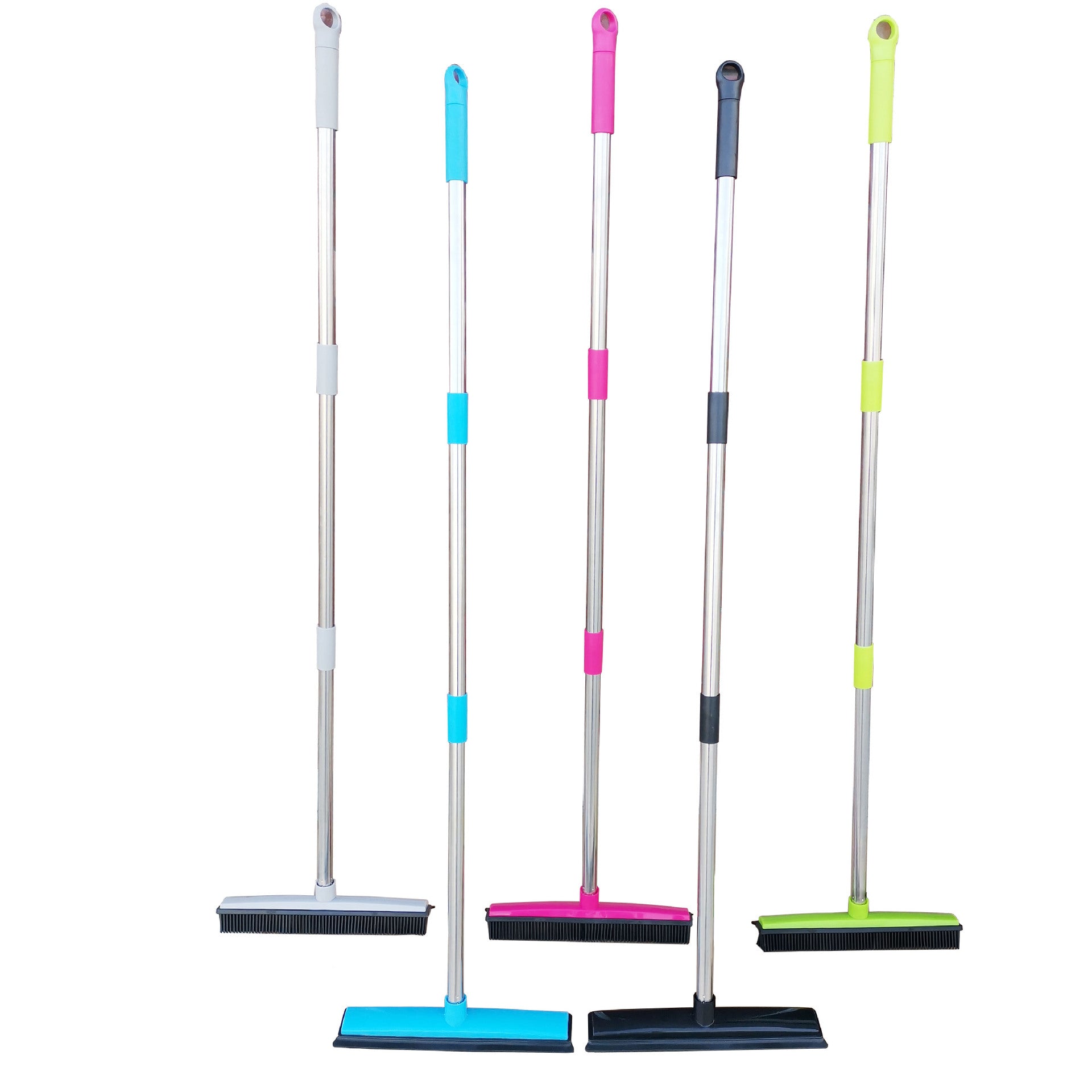 Three Section Pole Carpet Removal Broom To Scrape Dust - Mubimart - Broom 