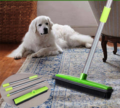 Three Section Pole Carpet Removal Broom To Scrape Dust - Mubimart -  