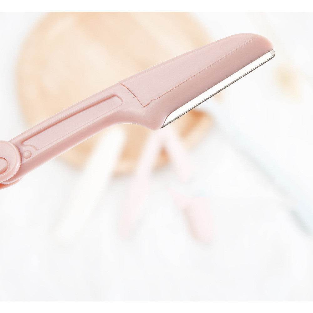 Three-color Foldable Eyebrow Trimmer With Net Beauty Supplies - Mubimart