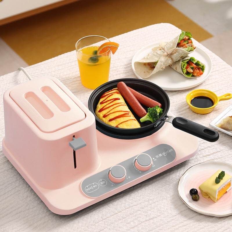 Three-in-one toaster breakfast machine for household use - Mubimart
