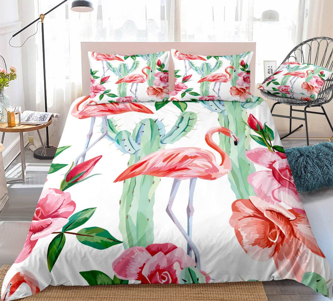 Three or four sets of home textile bedding - Mubimart