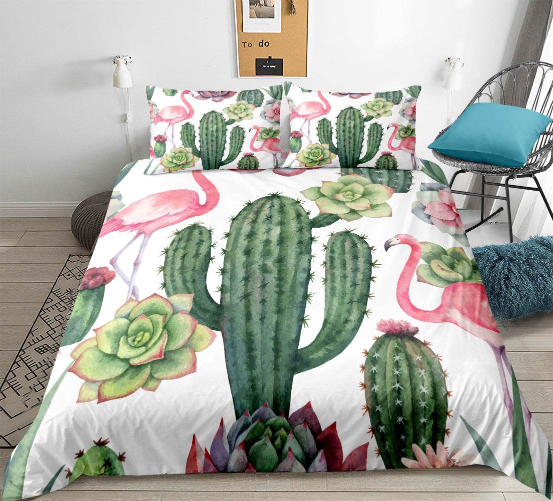 Three or four sets of home textile bedding - Mubimart