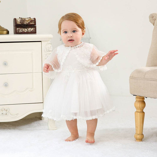 Three-piece Baby Girl 0-2 Years Old Dress Princess Dress - Mubimart