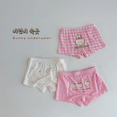 Three-piece Set Children's Underwear Modal Printing Baby Kindergarten Boxer Shorts - Mubimart -  