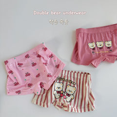 Three-piece Set Children's Underwear Modal Printing Baby Kindergarten Boxer Shorts - Mubimart -  