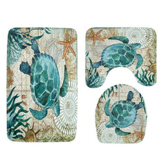 Three-piece bathroom mat - Mubimart -  