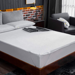 Tie-up Waterproof Bed Sheet Mattress Pad - Mubimart - Mattress Pad 