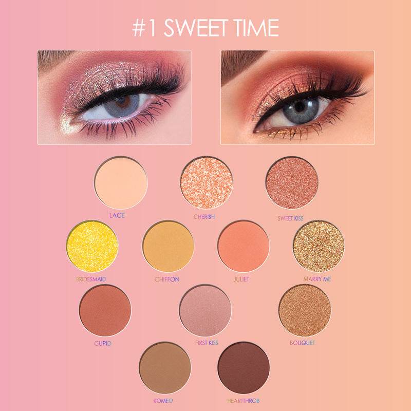 Time Eyeshadow Palette 12 Color Eyeshadow - Mubimart
