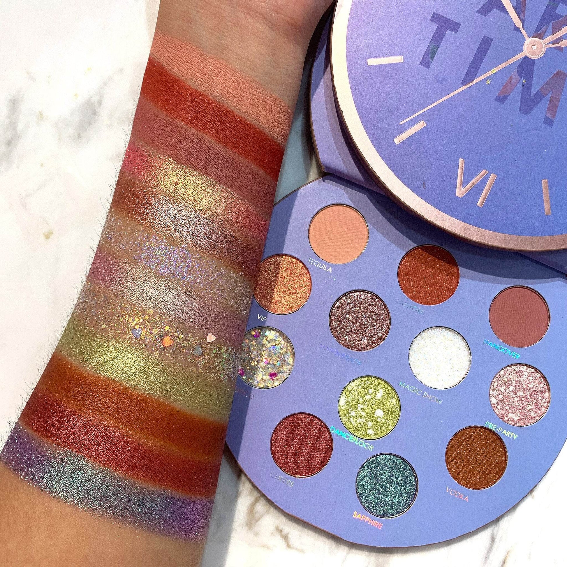 Time Eyeshadow Palette 12 Color Eyeshadow - Mubimart