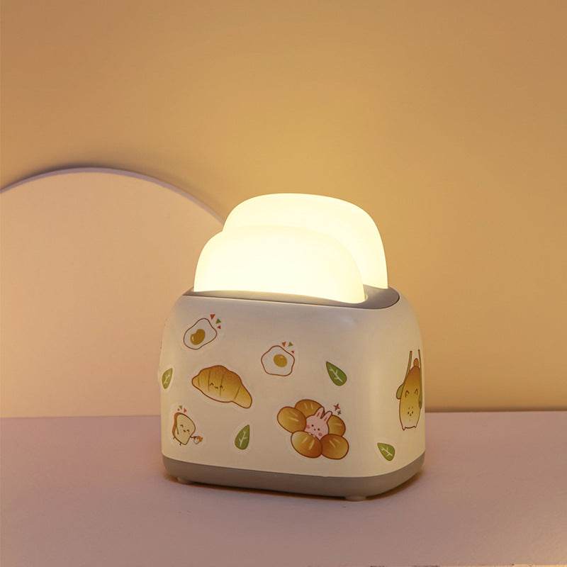 Toaster Small Night Light Cute USB Girl Heart - Mubimart