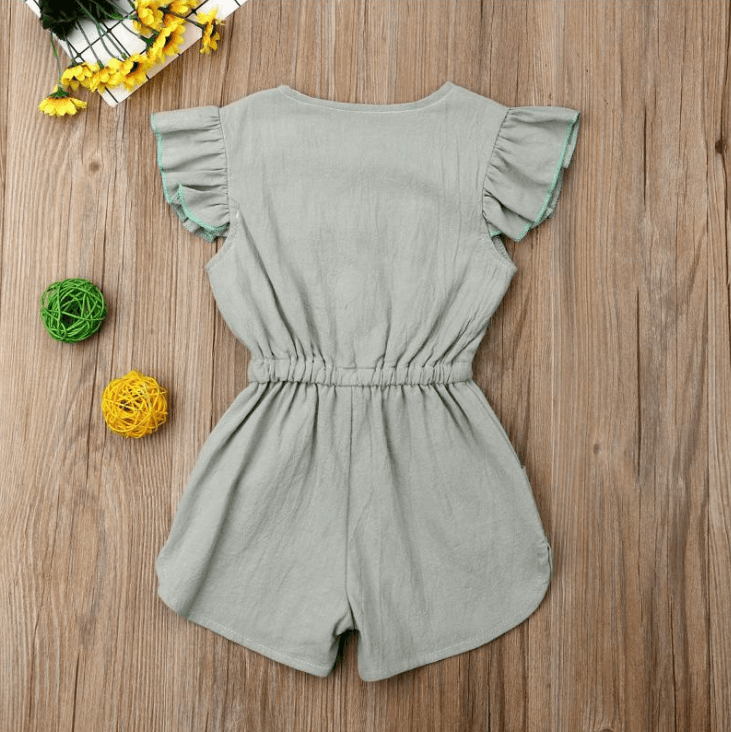 Toddler Girl Clothes Kids Baby Girls Summer Ruffles Sleeve - Mubimart