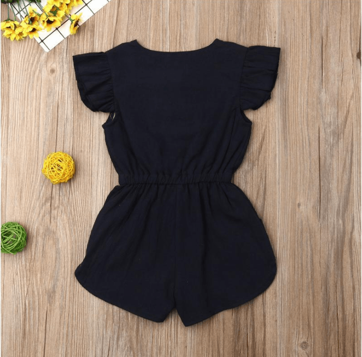 Toddler Girl Clothes Kids Baby Girls Summer Ruffles Sleeve - Mubimart