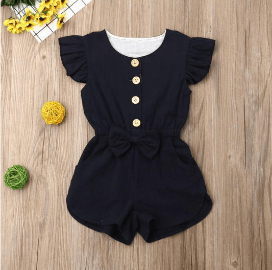 Toddler Girl Clothes Kids Baby Girls Summer Ruffles Sleeve - Mubimart