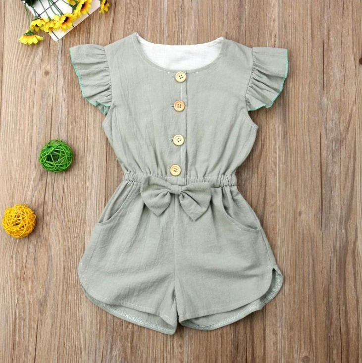 Toddler Girl Clothes Kids Baby Girls Summer Ruffles Sleeve - Mubimart -  