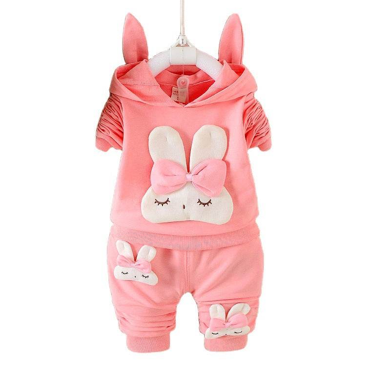 Toddler Girls Clothing Outfit 2 Piece Long Sleeve Hoodie Sweatshirt Pants Outfits Set 9 24 Months - Mubimart