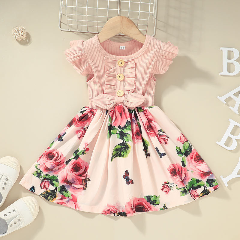 Toddler Kids Baby Girls Clothes Summer Girls Dress - Mubimart -  