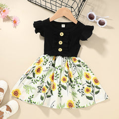 Toddler Kids Baby Girls Clothes Summer Girls Dress - Mubimart -  