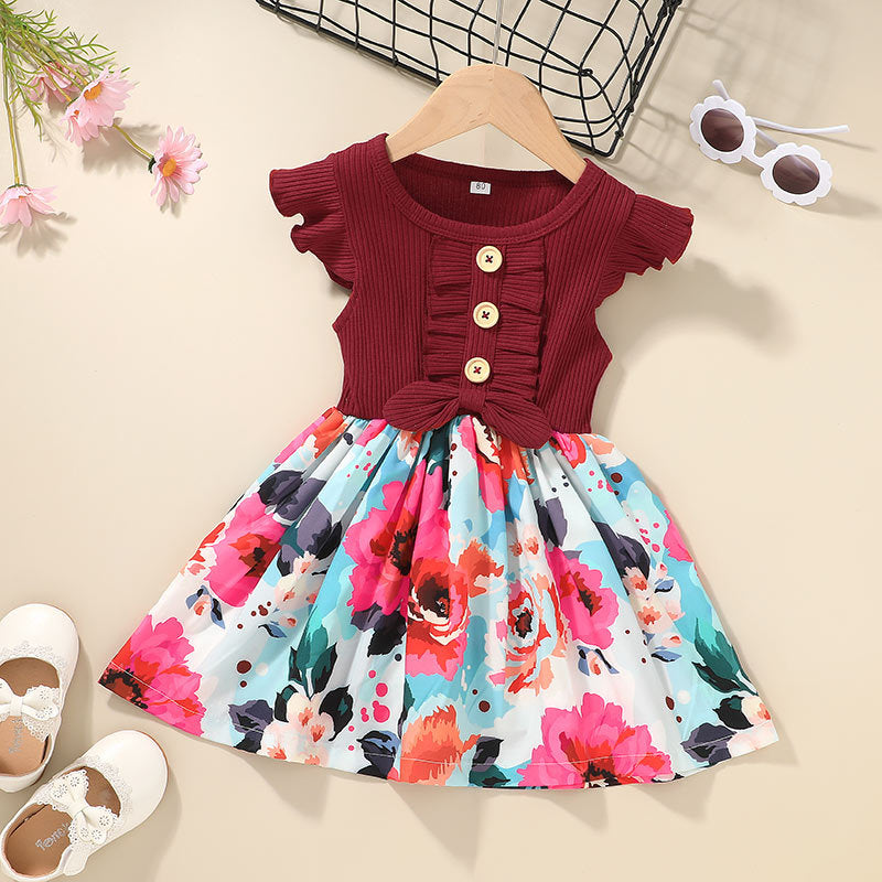 Toddler Kids Baby Girls Clothes Summer Girls Dress - Mubimart -  