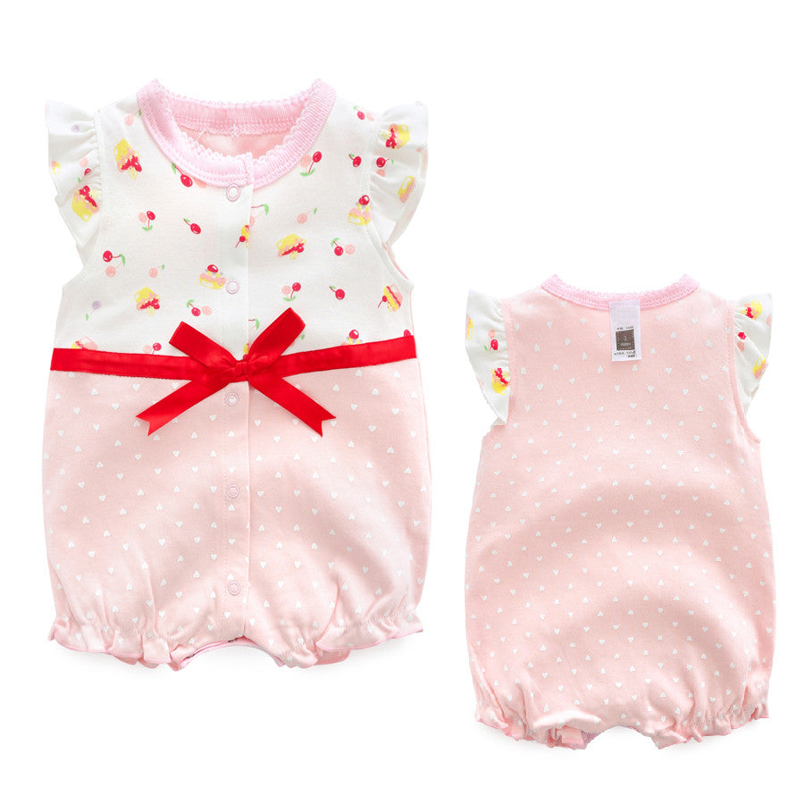 Toddler Romper Baby One-piece Summer Clothes Girl Baby Princess Summer Clothes - Mubimart -  