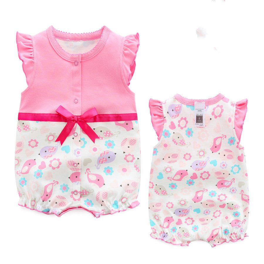 Toddler Romper Baby One-piece Summer Clothes Girl Baby Princess Summer Clothes - Mubimart -  