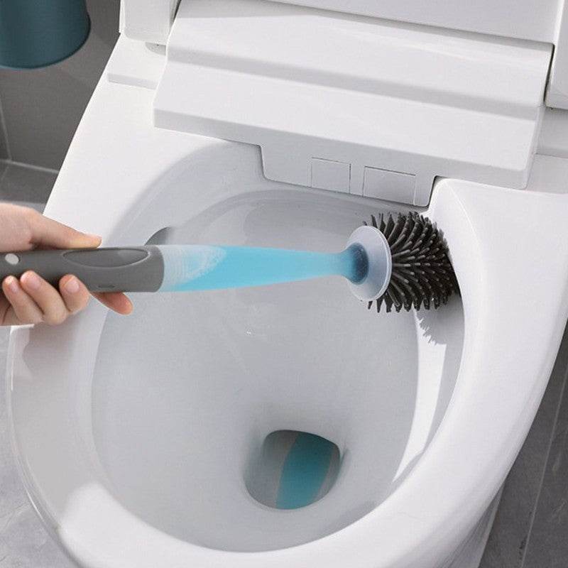 Toilet Automatic Liquid Discharge Brush Toilet Cleaning Tool - Mubimart