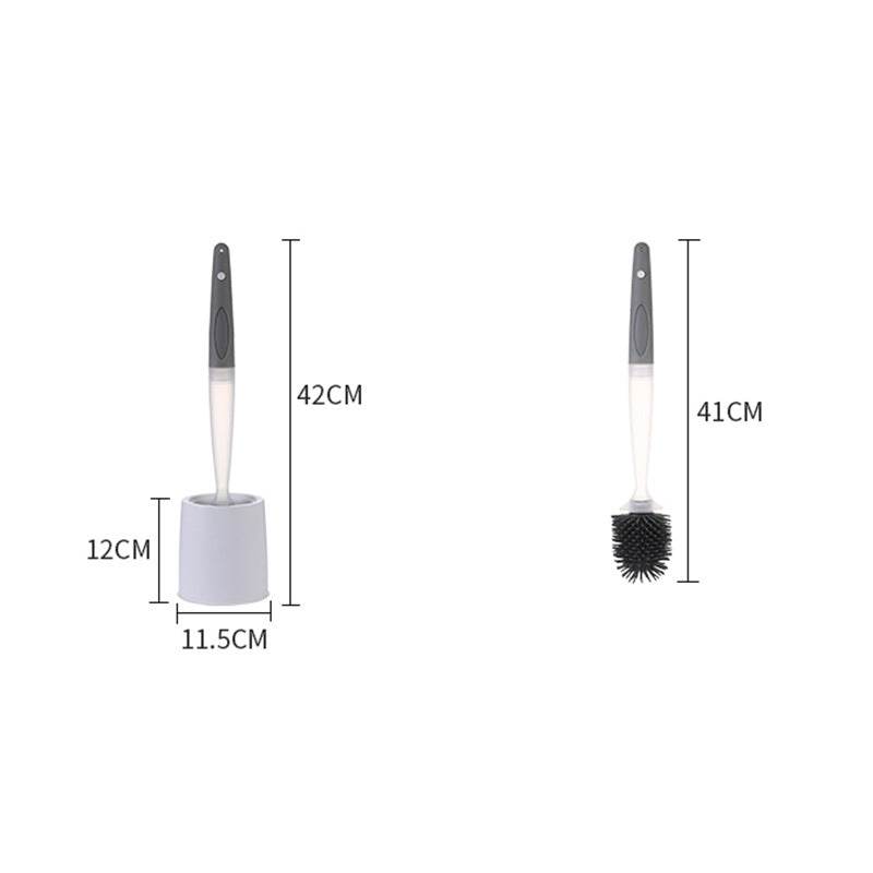 Toilet Automatic Liquid Discharge Brush Toilet Cleaning Tool - Mubimart