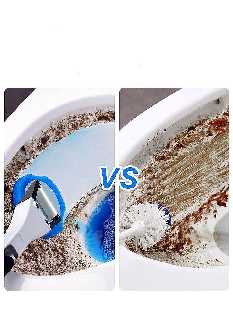Toilet Brush Without Dead Angle Cleaning Toilet Brush Disposable Household Long Handle Cleaner Tool Bathroom Accessories - Mubimart