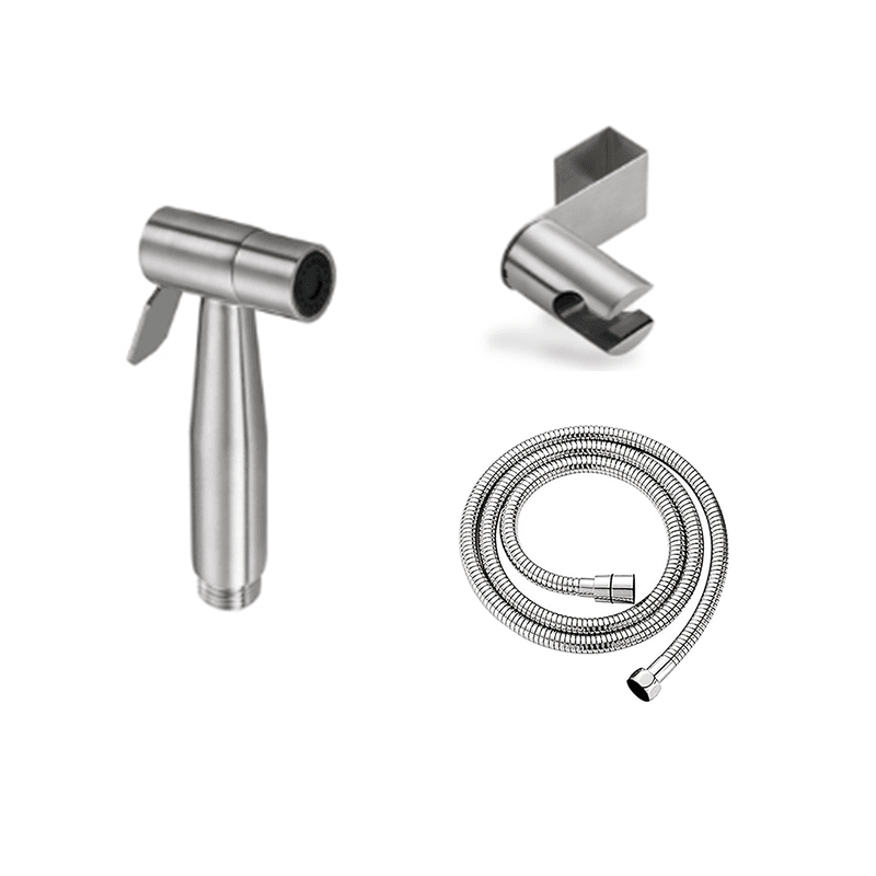 Toilet Companion Bidet Spray Gun Set High Pressure Booster Nozzle Toilet Spray Gun - Mubimart