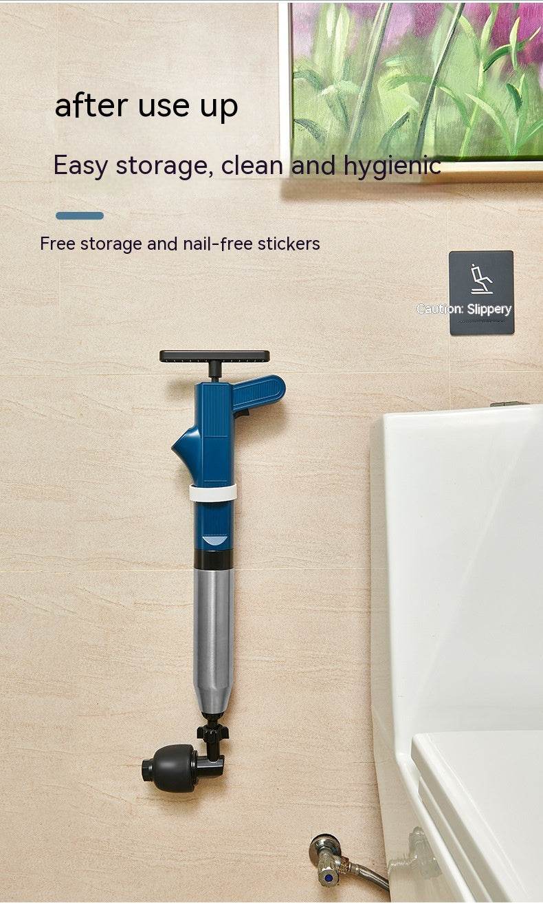 Toilet Household Pipe Unclogging Artifact Sewer Toilet Kitchen Dredging Tool Toilet Blocked Toilet Plunger - Mubimart
