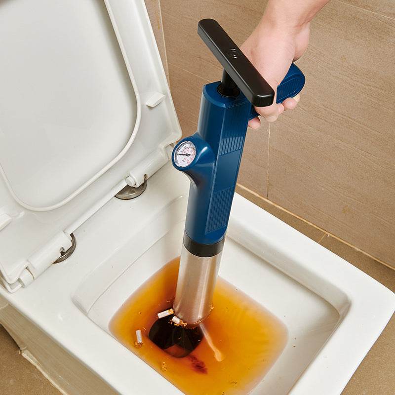 Toilet Household Pipe Unclogging Artifact Sewer Toilet Kitchen Dredging Tool Toilet Blocked Toilet Plunger - Mubimart