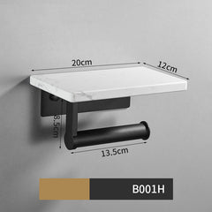 Toilet Marble Paper Towel Holder - Mubimart -  