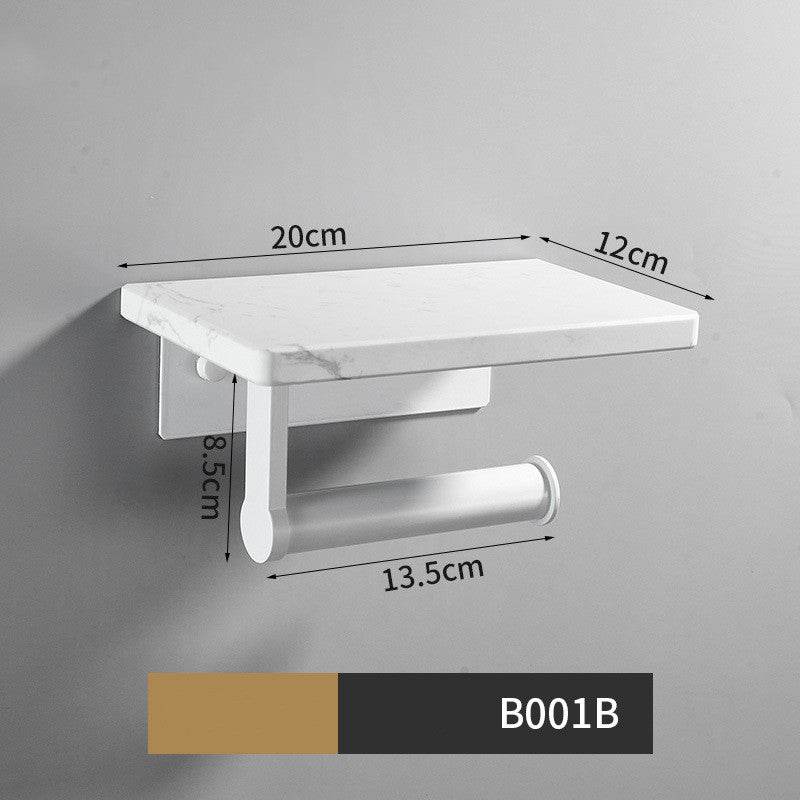 Toilet Marble Paper Towel Holder - Mubimart