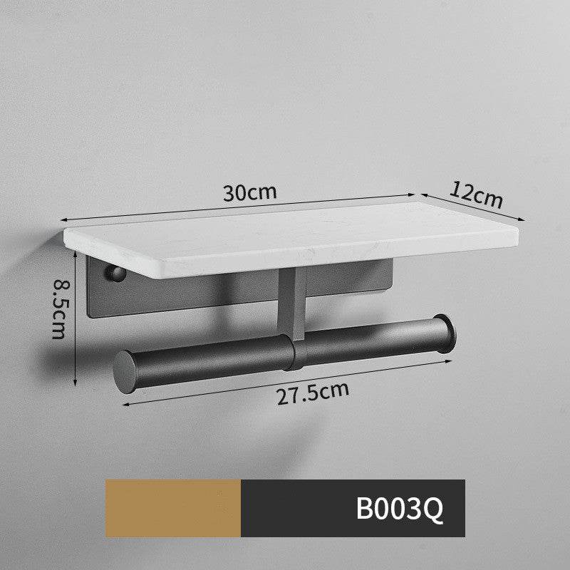 Toilet Marble Paper Towel Holder - Mubimart