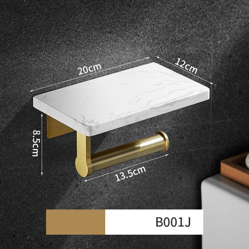 Toilet Marble Paper Towel Holder - Mubimart