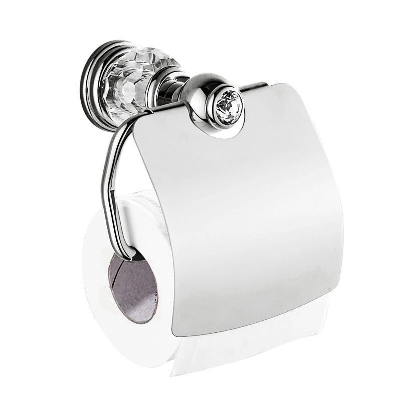 Toilet Paper Towel Holder Hand Box Paper Roll Holder Toilet Paper Towel Holder Gold - Mubimart -  