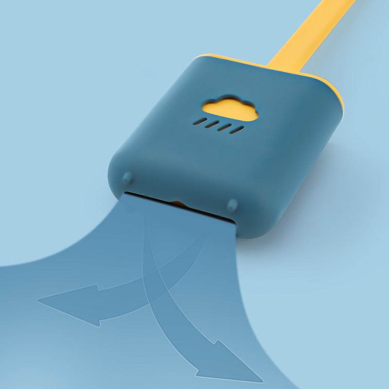 Toilet Soft Glue Dead Corner Cleaning Toilet Gap Long Handle Toilet Toilet Brush - Mubimart