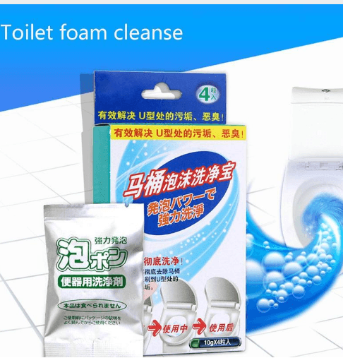 Toilet cleaner, toilet foam, cleansing toilet, detergent - Mubimart