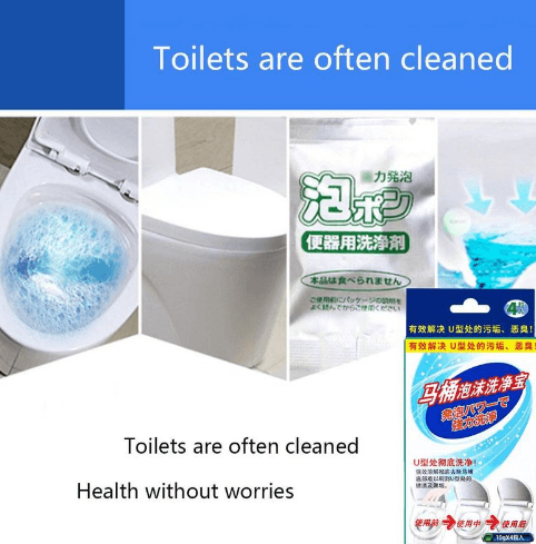 Toilet cleaner, toilet foam, cleansing toilet, detergent - Mubimart