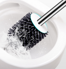 Toilet cleaning brush set round-bottomed toilet brush - Mubimart - Toilet brush 