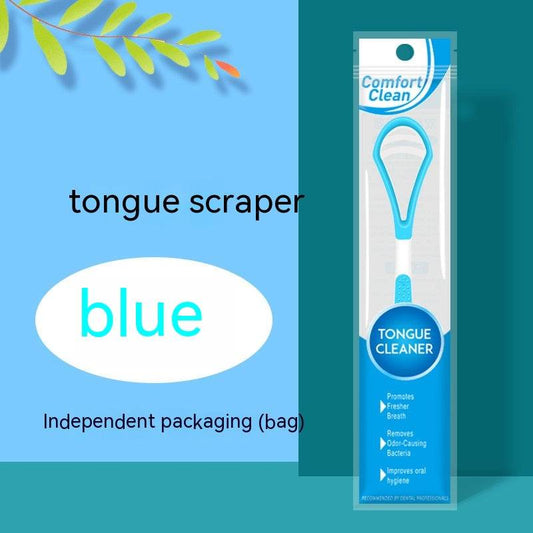 Tongue Coating Brush Tongue Scraper Clean Oral Odor - Mubimart