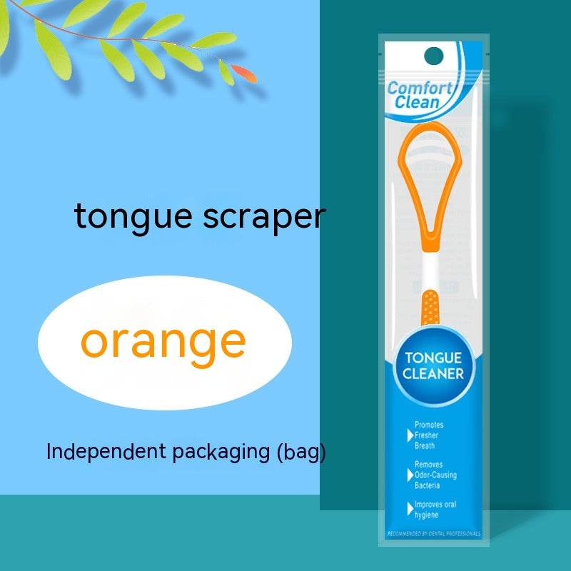 Tongue Coating Brush Tongue Scraper Clean Oral Odor - Mubimart
