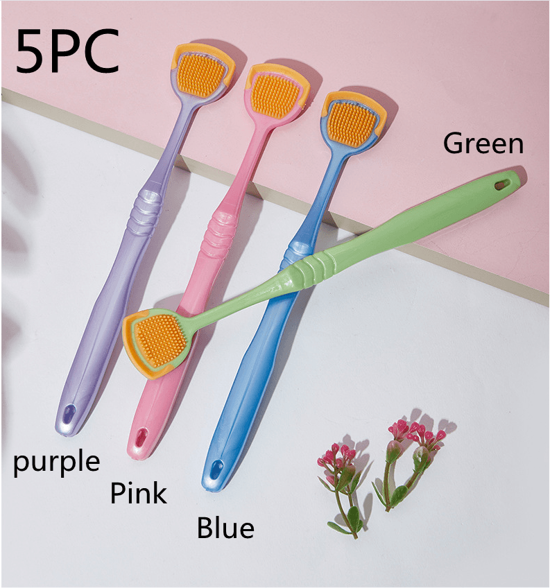 Tongue Scraper Double-sided Cleaning And Scraping Tongue Coating - Mubimart