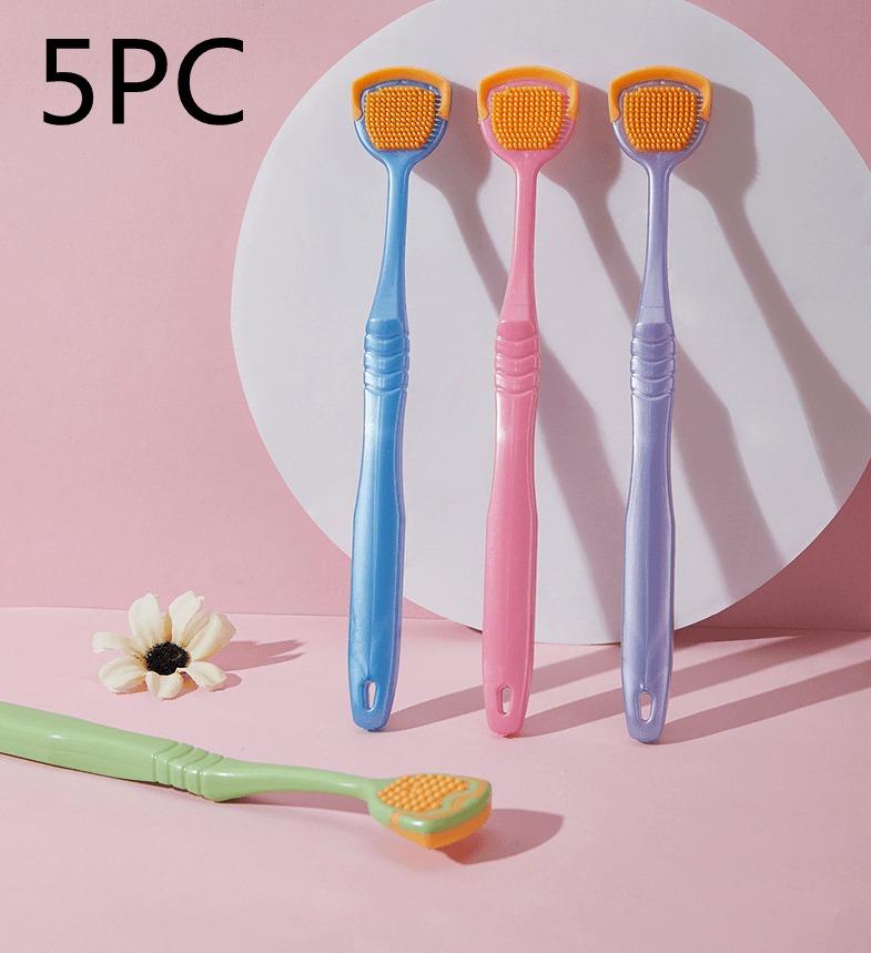Tongue Scraper Double-sided Cleaning And Scraping Tongue Coating - Mubimart