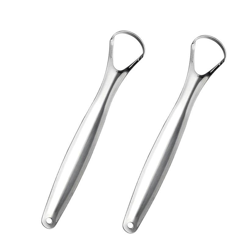 Tongue brush and tongue scraper - Mubimart