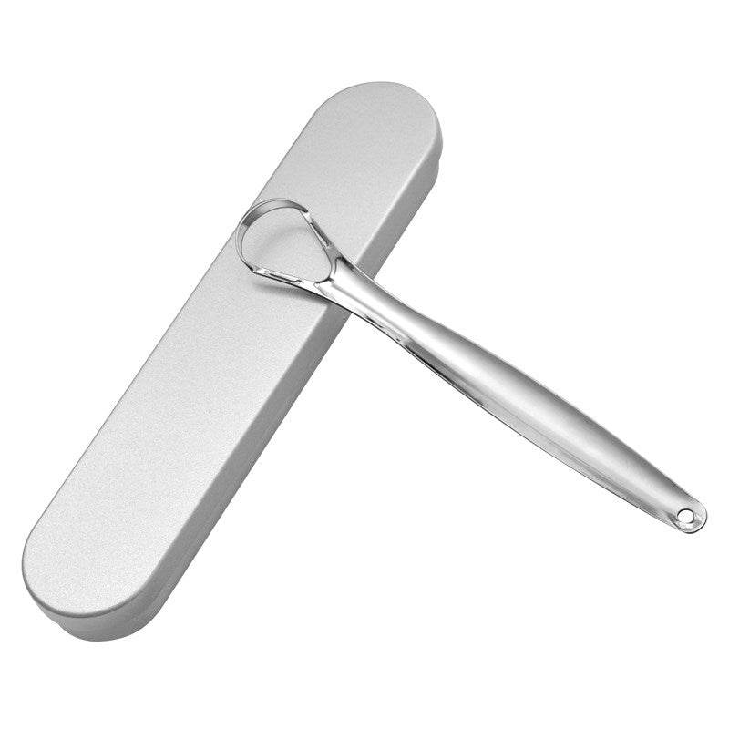 Tongue brush and tongue scraper - Mubimart
