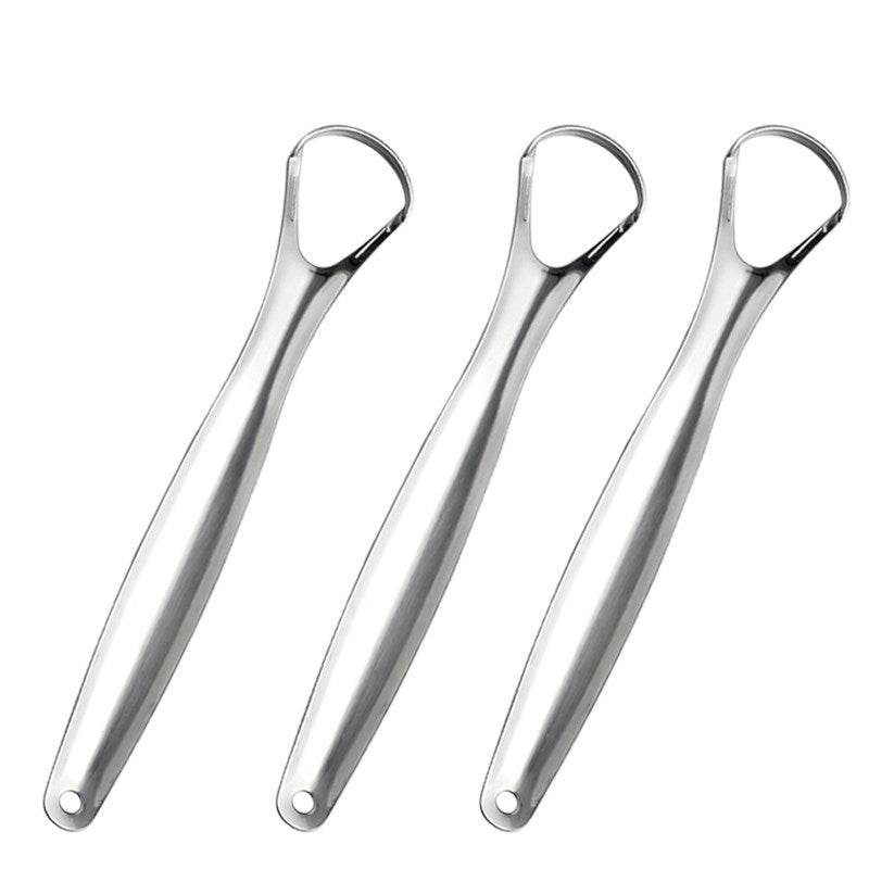 Tongue brush and tongue scraper - Mubimart