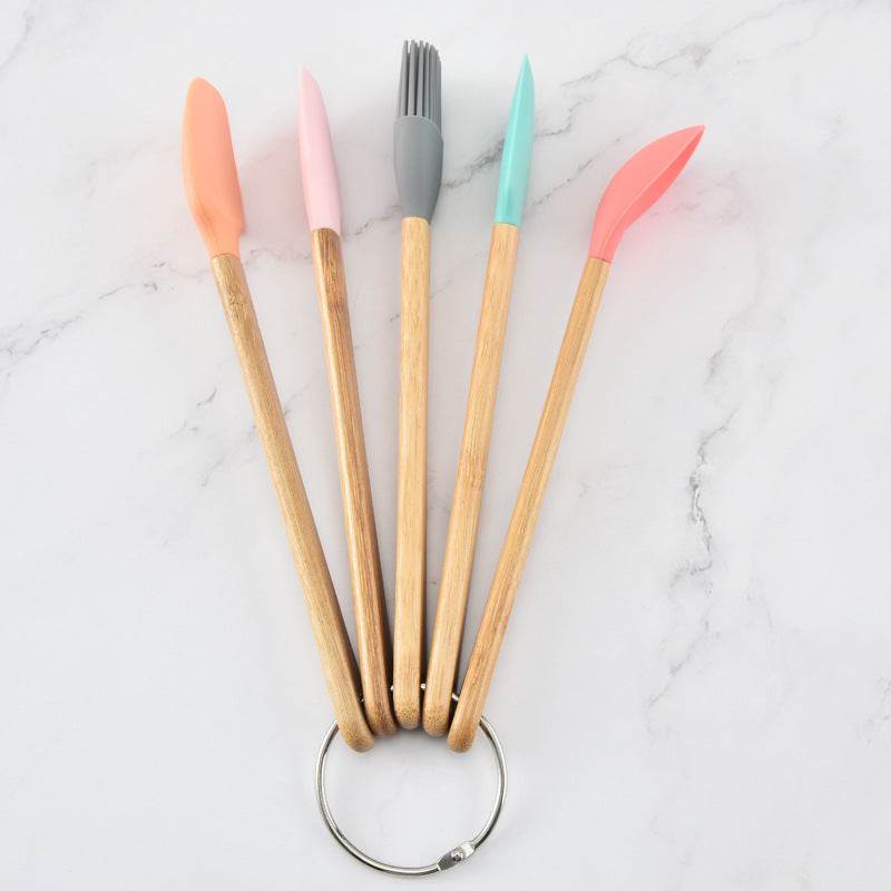 Tool Color 5-piece Spatula Silicone Spatula - Mubimart