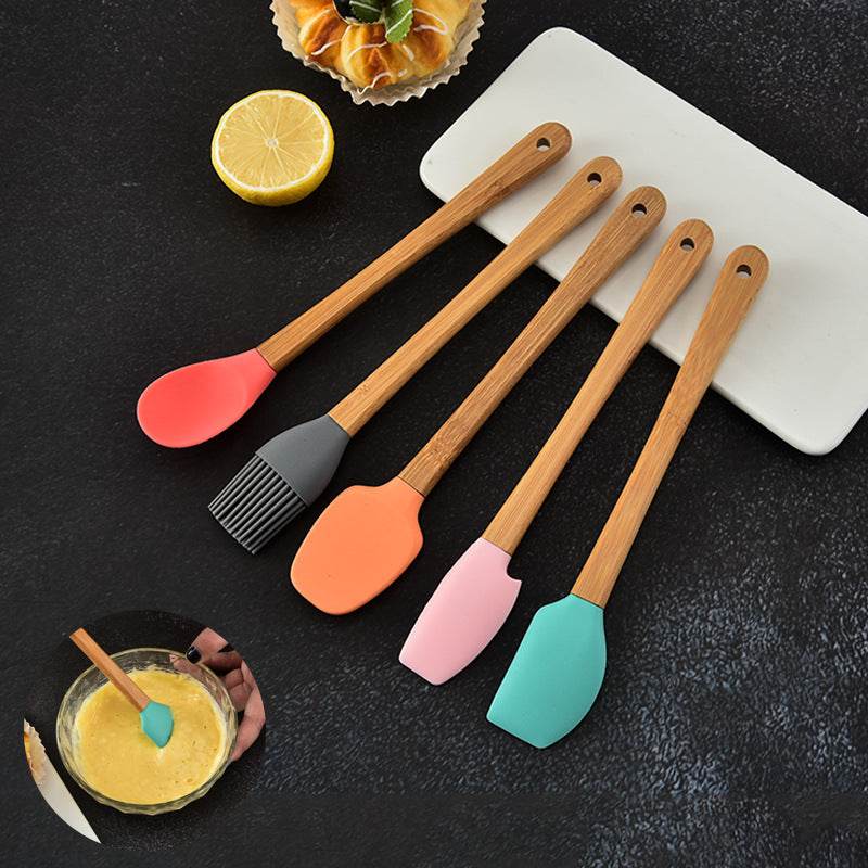 Tool Color 5-piece Spatula Silicone Spatula - Mubimart
